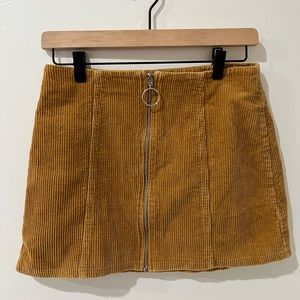 Mini Skirt Orange/Tan